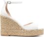 Stuart Weitzman NudistCurve espadrilles met sleehak Wit - Thumbnail 1