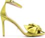 Stuart Weitzman Nudist Curve Loveknot sandalen Groen - Thumbnail 1