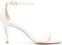 Stuart Weitzman Nudistcurve sandalen met blokhak Wit - Thumbnail 1