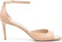 Stuart Weitzman Nudistia leren sandalen Beige - Thumbnail 1