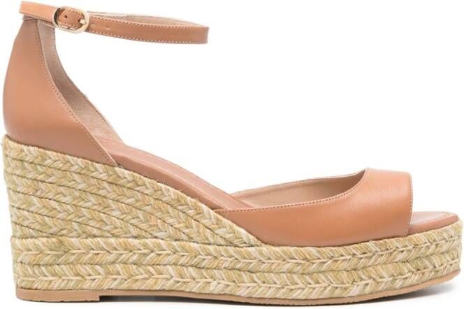 Stuart Weitzman Nudistia 90 mm espadrilles Beige