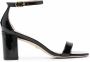 Stuart Weitzman NuNaked sandalen met open neus Zwart - Thumbnail 1