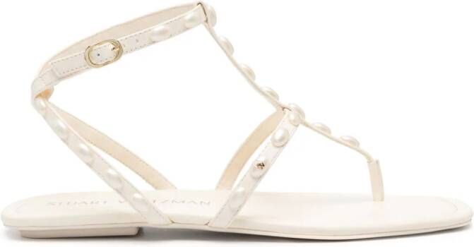 Stuart Weitzman Pearlita sandalen Beige