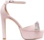 Stuart Weitzman Pumps met strikdetail Roze - Thumbnail 1