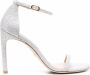 Stuart Weitzman Sandalen met glitter Zilver - Thumbnail 1