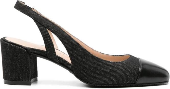 Stuart Weitzman Sleek slingback pumps Zwart