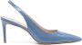 Stuart Weitzman Sling 75 leren pumps Blauw - Thumbnail 1