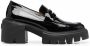 Stuart Weitzman Soho loafers met plateauzool Zwart - Thumbnail 1