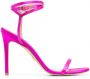 Stuart Weitzman Stiletto leren sandalen Roze - Thumbnail 1