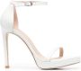 Stuart Weitzman Stiletto leren sandalen Wit - Thumbnail 1