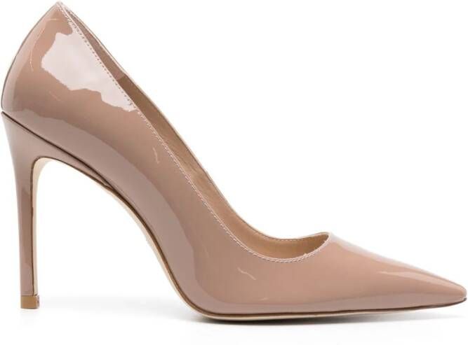 Stuart Weitzman Stuart leren pumps 100 mm Beige