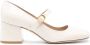 Stuart Weitzman Stuart MJ 60mm leren pumps Beige - Thumbnail 1