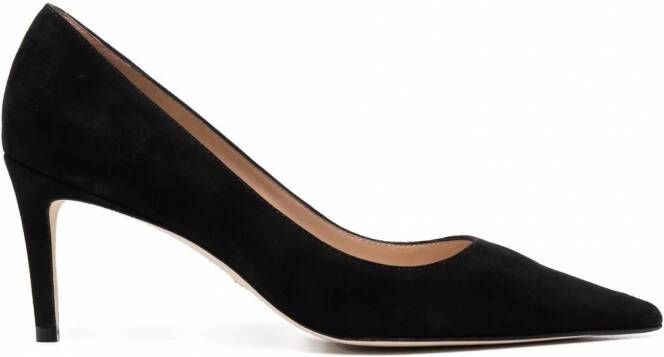 Stuart Weitzman Sue pumps met puntige neus Zwart