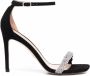 Stuart Weitzman Sue sandalen met gevlochten bandje Zwart - Thumbnail 1