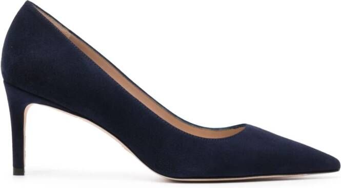 Stuart Weitzman Suède pumps Blauw