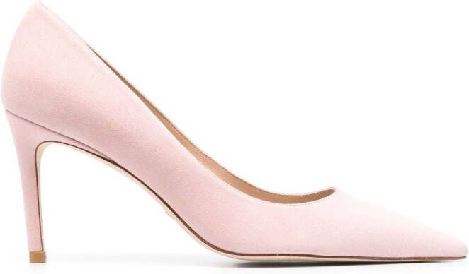 Stuart Weitzman Suède pumps Roze