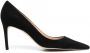 Stuart Weitzman Suède pumps Zwart - Thumbnail 1