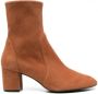 Stuart Weitzman Yuliana enkellaarzen Bruin - Thumbnail 1