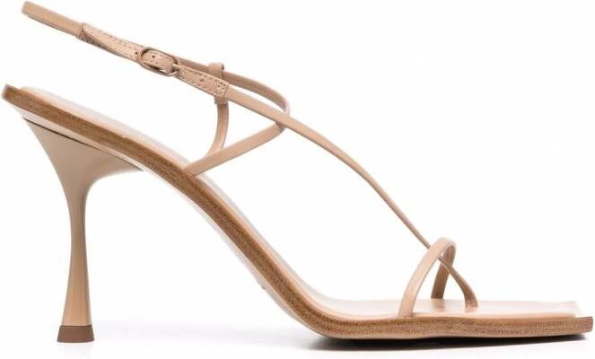 Studio Amelia Filament leren sandalen Beige