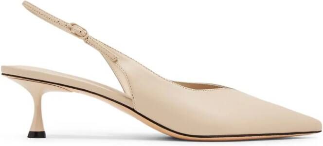 Studio Amelia Razor slingback pumps Beige