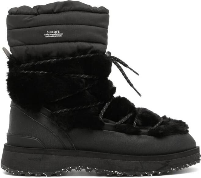 Suicoke Bower gewatteerde snow boots Zwart