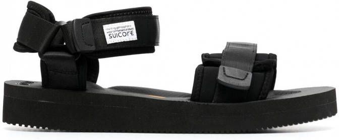 Suicoke Cel-V sandalen met klittenband Zwart