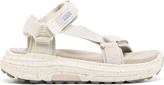 Suicoke Depa Run sandalen met logopatch Beige