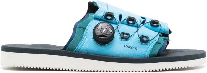 Suicoke Leta-AB sandalen met open neus Blauw