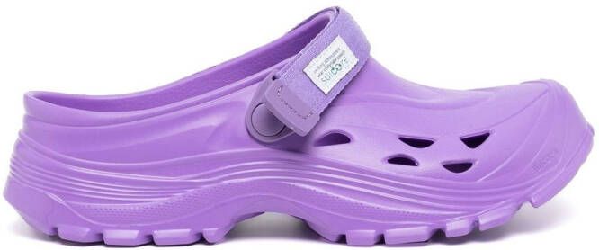 Suicoke MOK slip-on muiltjes Paars