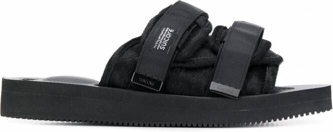 Suicoke Moto slip-on sandalen Zwart