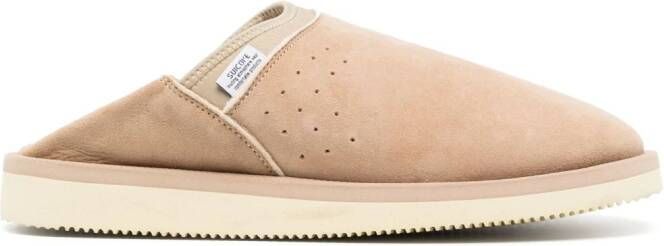 Suicoke RON-M2 suède slippers Beige