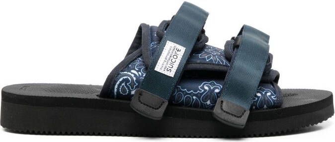 Suicoke Sandalen met klittenband Blauw