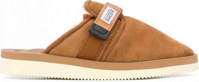 Suicoke Zavo suède slippers Bruin