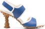 Sunnei 1000 Chiodi sandalen met contrasterende afwerking Blauw - Thumbnail 1