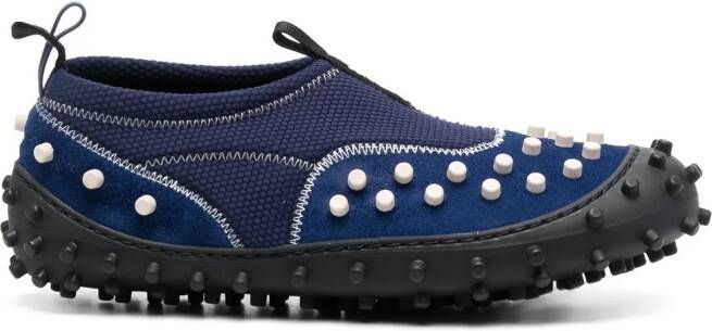 Sunnei 1000Chiodi suède sneakers Blauw