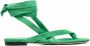 The Attico Beth sandalen met veters Groen - Thumbnail 1