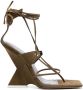 The Attico Sandalen met open neus Groen - Thumbnail 1