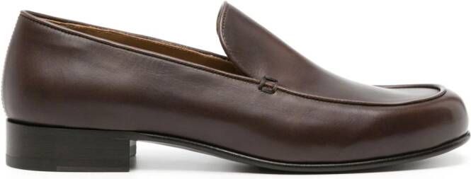 The Row Flynn leren loafers Bruin