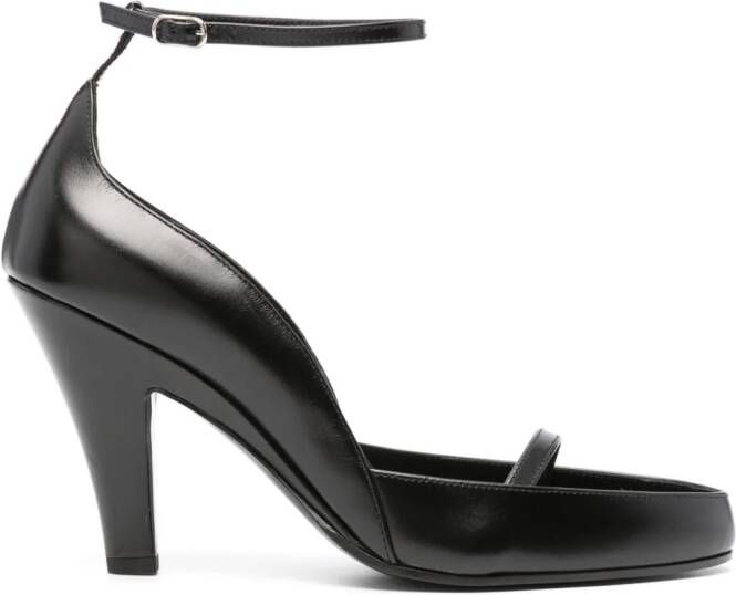 The Row Leren pumps Zwart