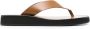 The Row Lexi leren teenslippers Beige - Thumbnail 1