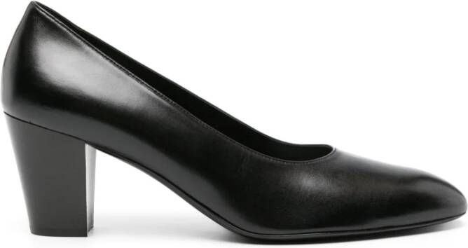 The Row Luisa 65mm leren pumps Zwart