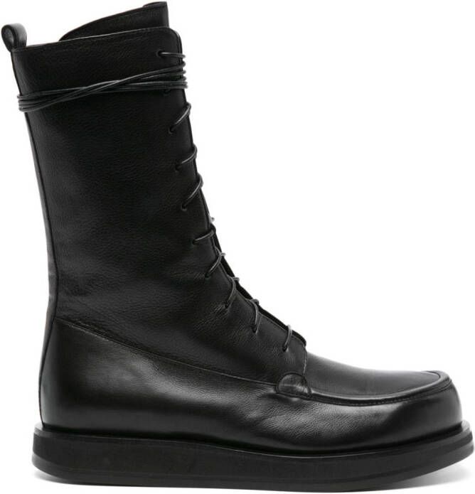 The Row Patty combat boots Zwart