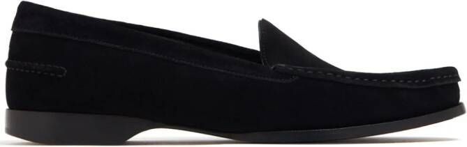 The Row Ruth suède loafers Zwart