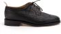 Thom Browne Classic Longwing Brogue Flat In Black Pebble Grain Zwart - Thumbnail 1