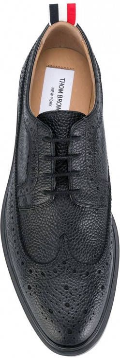 Thom Browne Longwing leren brogues Zwart