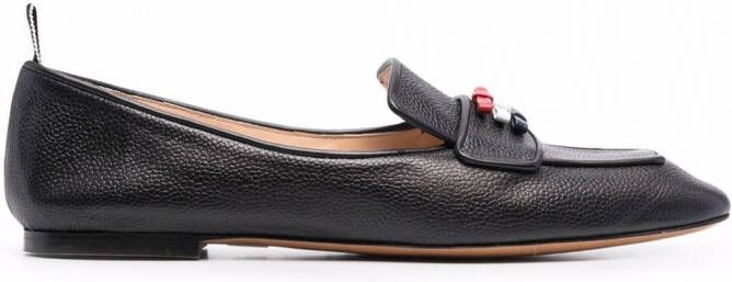 Thom Browne Loafers met drie strikken Zwart