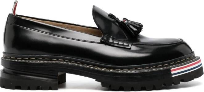 Thom Browne Loafers met kwastjes Zwart