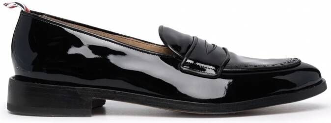 Thom Browne Loafers met RWB-label Zwart