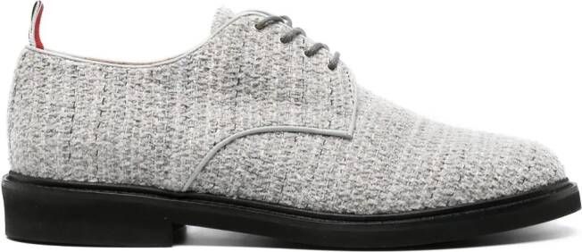 Thom Browne Oxford tweed schoenen Grijs