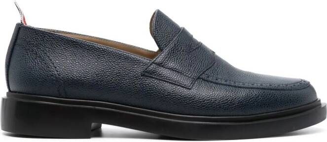 Thom Browne Penny leren loafers Blauw